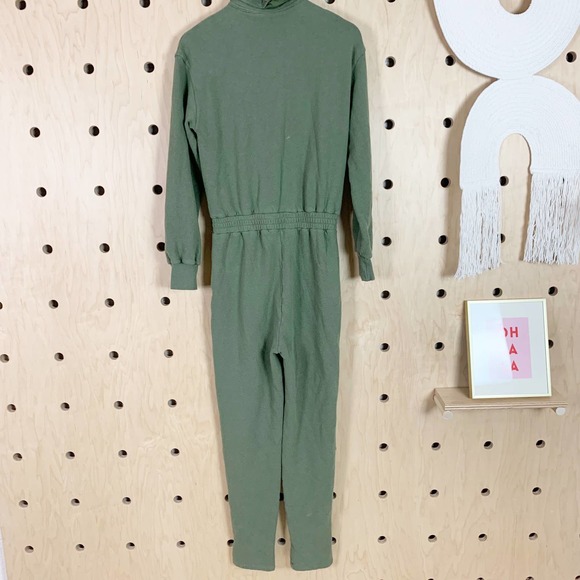 Sweaty Betty Women's Nestle Up Boilersuit Jumpsuit in Moss Green Size 8 Medium - Picture 5 of 8